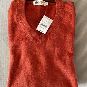 J.Crew Mens V-Neck Cotton Sweater